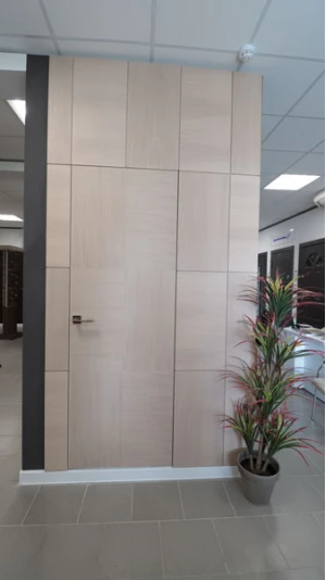 Межкомнатная дверь невидимка с заводской отделкой